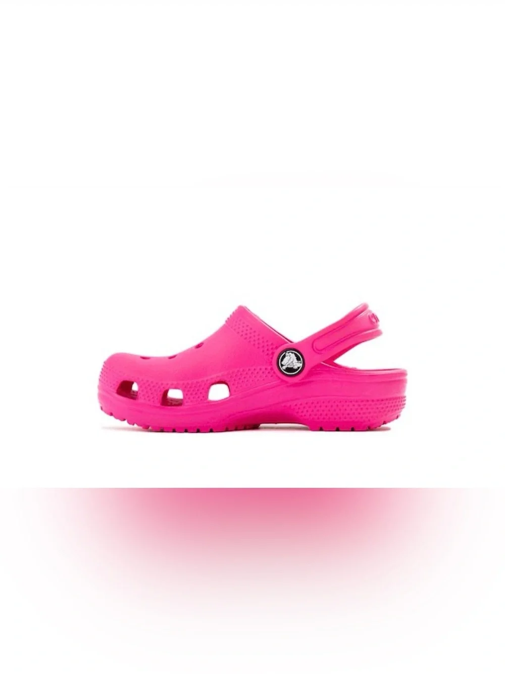 Kids Lightweight Pink Clog with Heel Strap